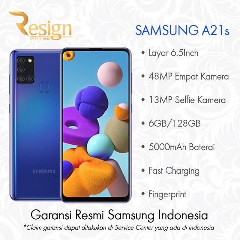 HP ANDROID SAMSUNG A21S NEW (TERMURAH ,TERLARIS ,TERBARU DAN BERGARANSI RESMI SEIN)