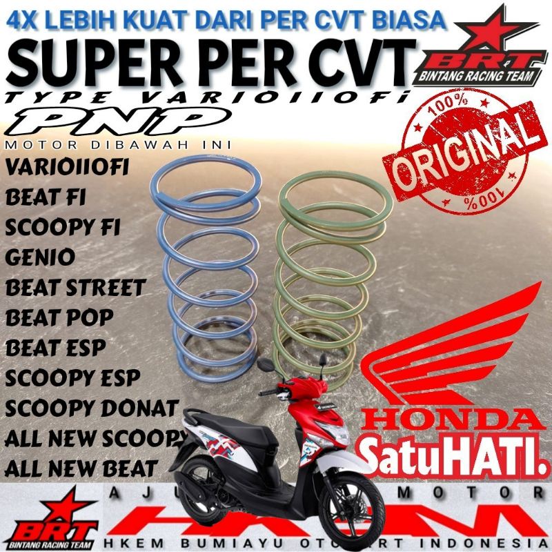 PER CVT BRT BEAT POP PERCVT BEAT FI ESP SCOOPY FI ESP VARIO 110 PER CVT BEAT STREET PAKET AKSELERASI