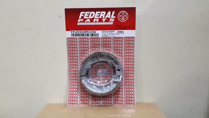 Kampas Rem Belakang Tromol Karisma Supra X 125 Blade Federal