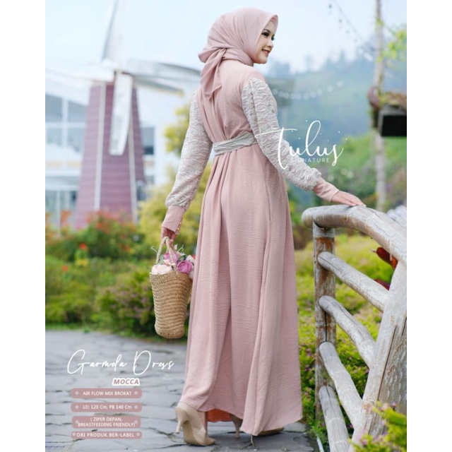 GARMELA DRESS BY TULUS SIGNATURE (DRESS MUSLIMAH) Dress wanita rekomended