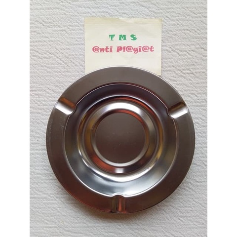 Asbak Rokok Metal Bentuk Bulat - Tempat Abu Rokok