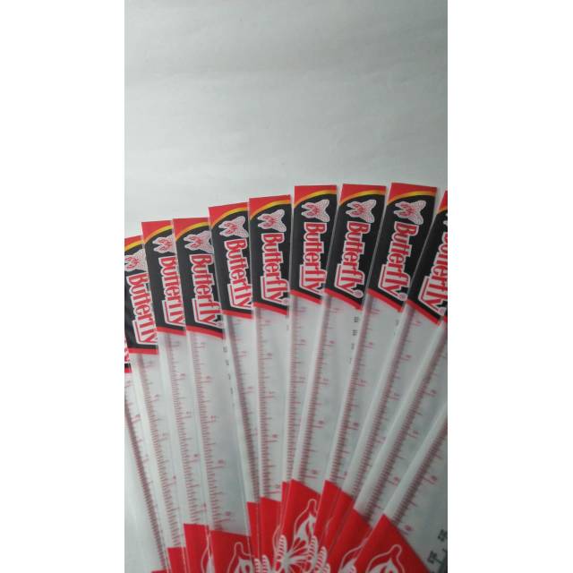 

Penggaris plastik Butterfly 30cm