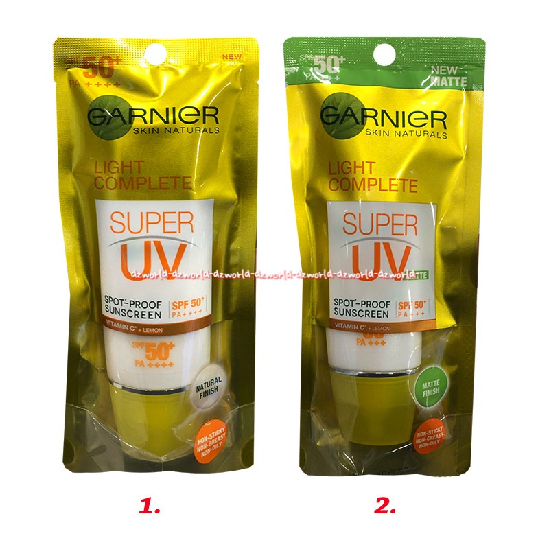 Garnier Light Complete Super UV Spot Proof Sunscreen SPF50 Sunblock Wajah