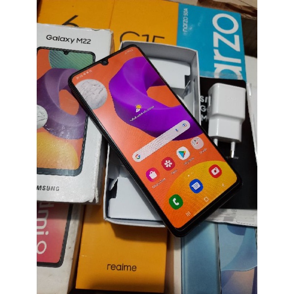 Samsung M22 6/128 Second Bekas