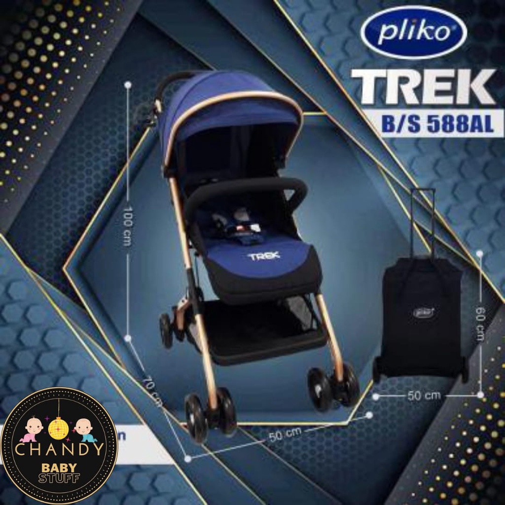 STROLLER BABY PLIKO TREK BS 588AL