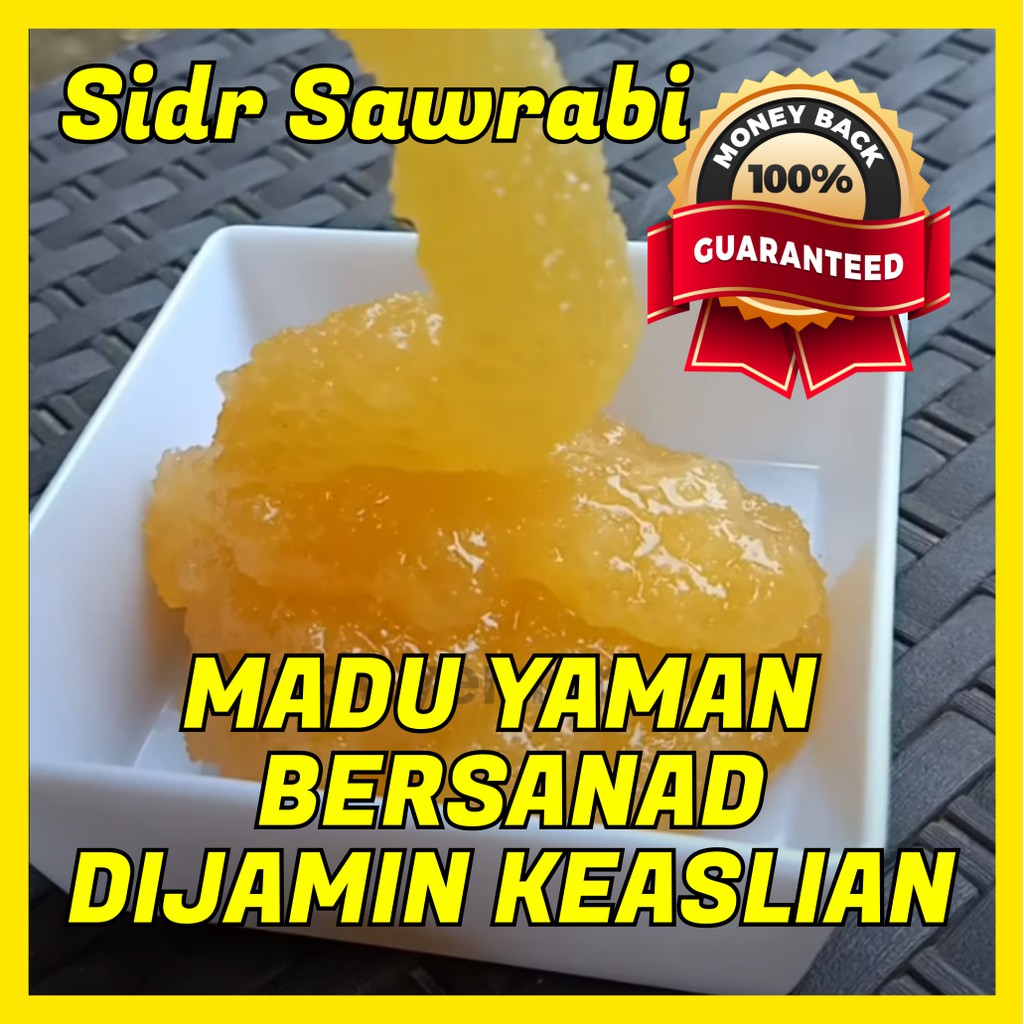 

GARANSI KEASLIAN! Madu Yaman SIDR SAWRABI GOLDEN SIDR FAKHIR