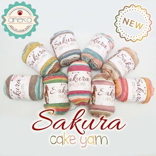  KATALOG  Benang  Rajut  Katun  Susu  Sakura  Cake Yarn 