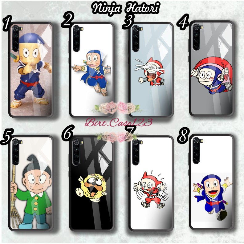 back case glass NINJA HATORI oppo samsung vivo xiaomi realme iphone ALL TYPE BC1699