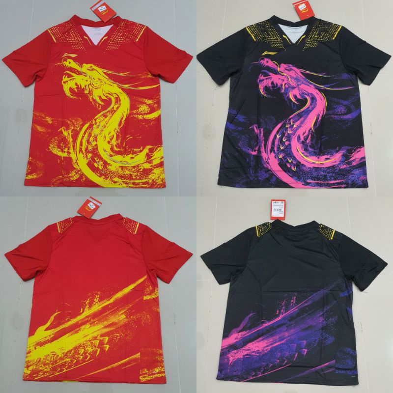 L6089 KAOS TENIS MEJA IMPORT LINING TIMNAS CHINA OLIMPIADE TOKYO 2020 BAJU PINGPONG