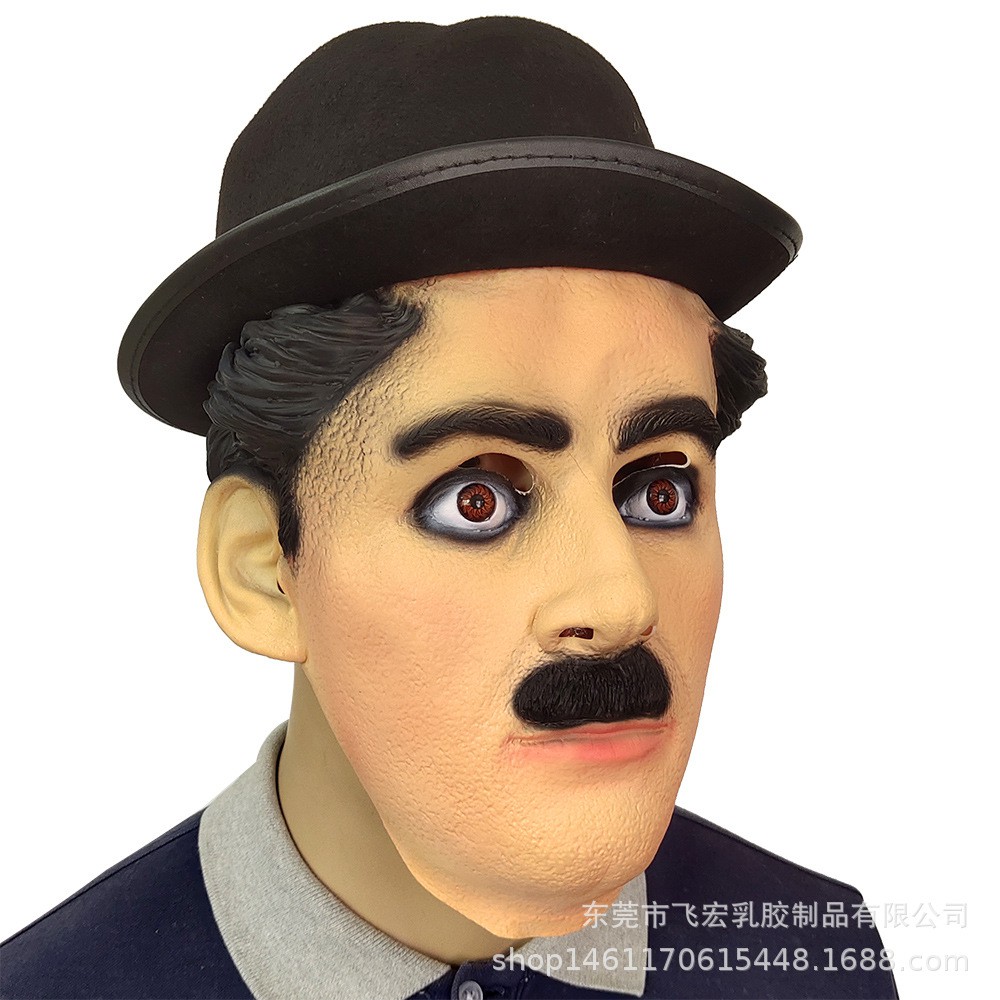 TOL-29 topeng latex karet full head chaplin jojon halloween mask