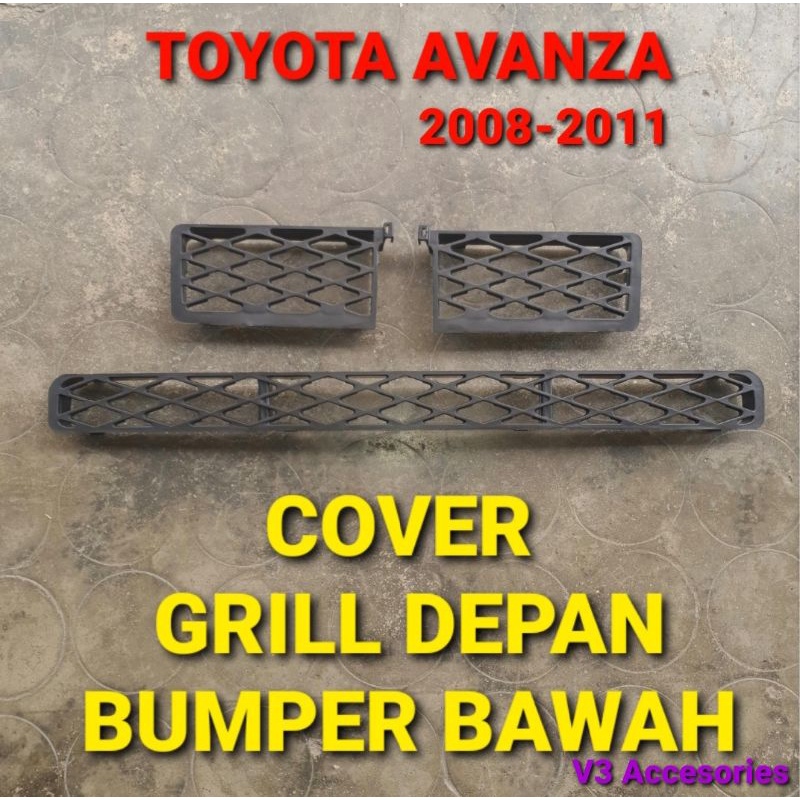 Cover Grill Depan Bumper Bawah AVANZA 2008-2011