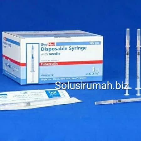 Spuit Spet Suntikan 1 cc 100bj 1 kotak box 1ml 1cc Needle jarum suntik