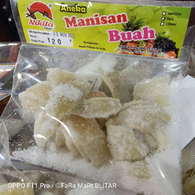 

MANISAN BUAH PALA KERING