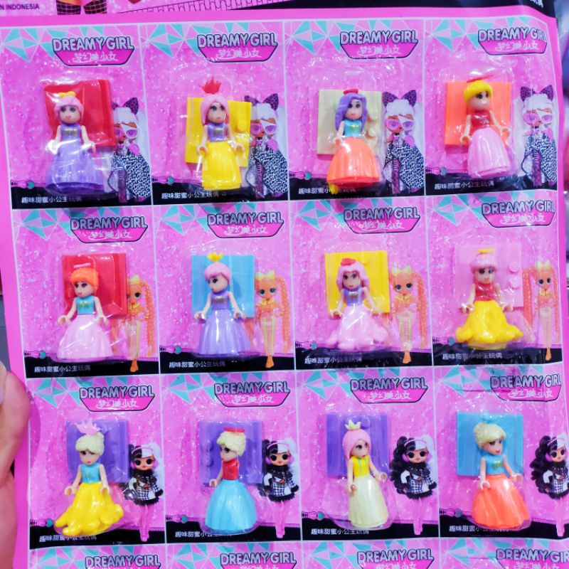 mainan anak bricks figure princes satuan / mini figure /  mainan anak murah /