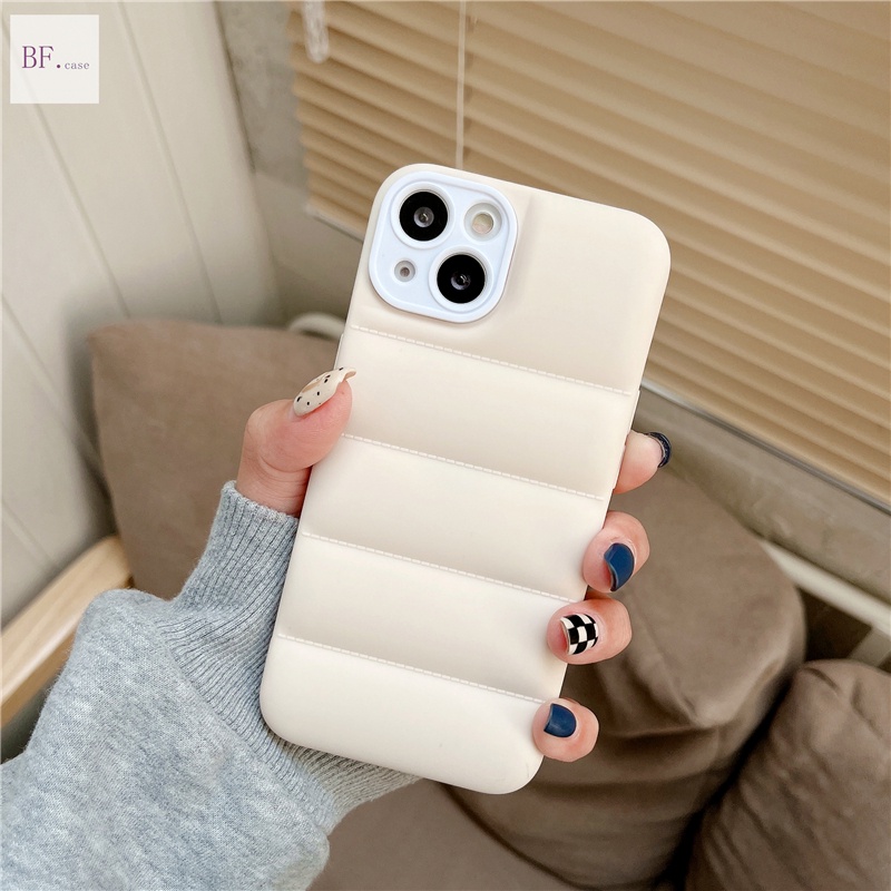 (2 In 1) Casing Softcase Tpu Iphone 13 12 11 Pro Max X Xr Xs Xsmax 7plus 13mini Warna Putih