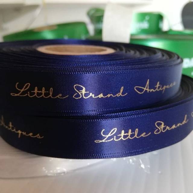 

Label pita satin custome ± 2cm