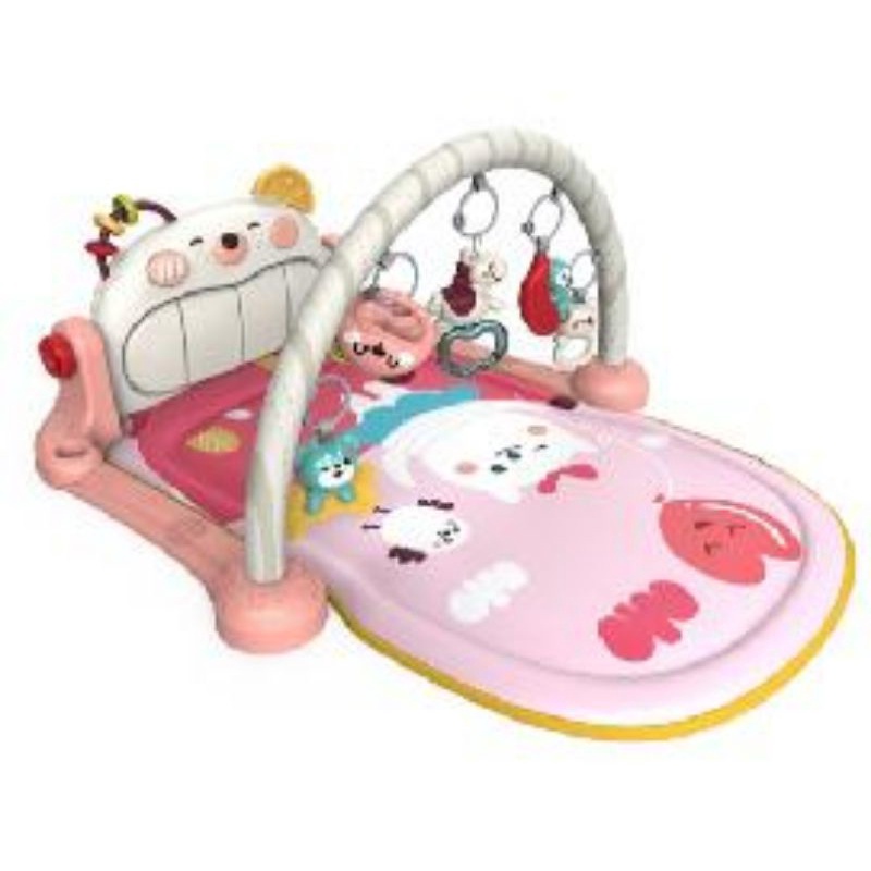 Makassar - Right Start Double Sided Piano Gym Musical Mat - Mainan Karpet Playgym Baby Mat Anak Bayi Lampu Lagu Musik Sensory