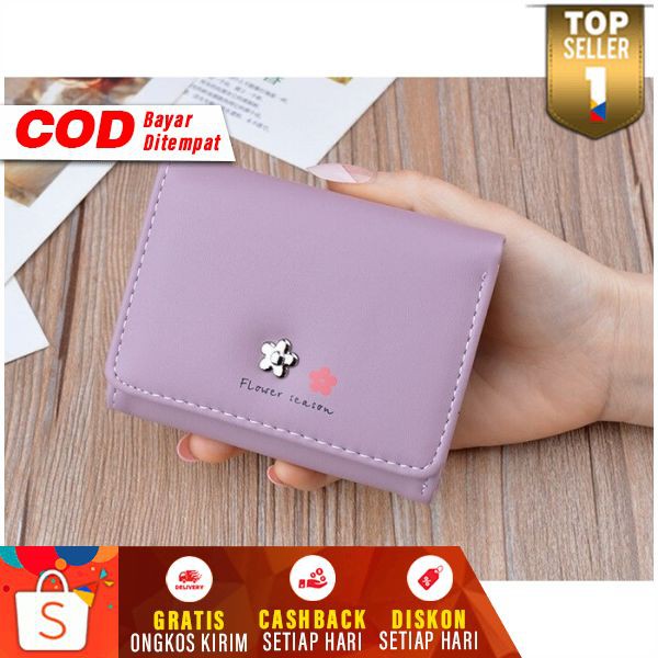 Dompet Lipat Mini Wanita Murah Women Wallet Duit Cewek 