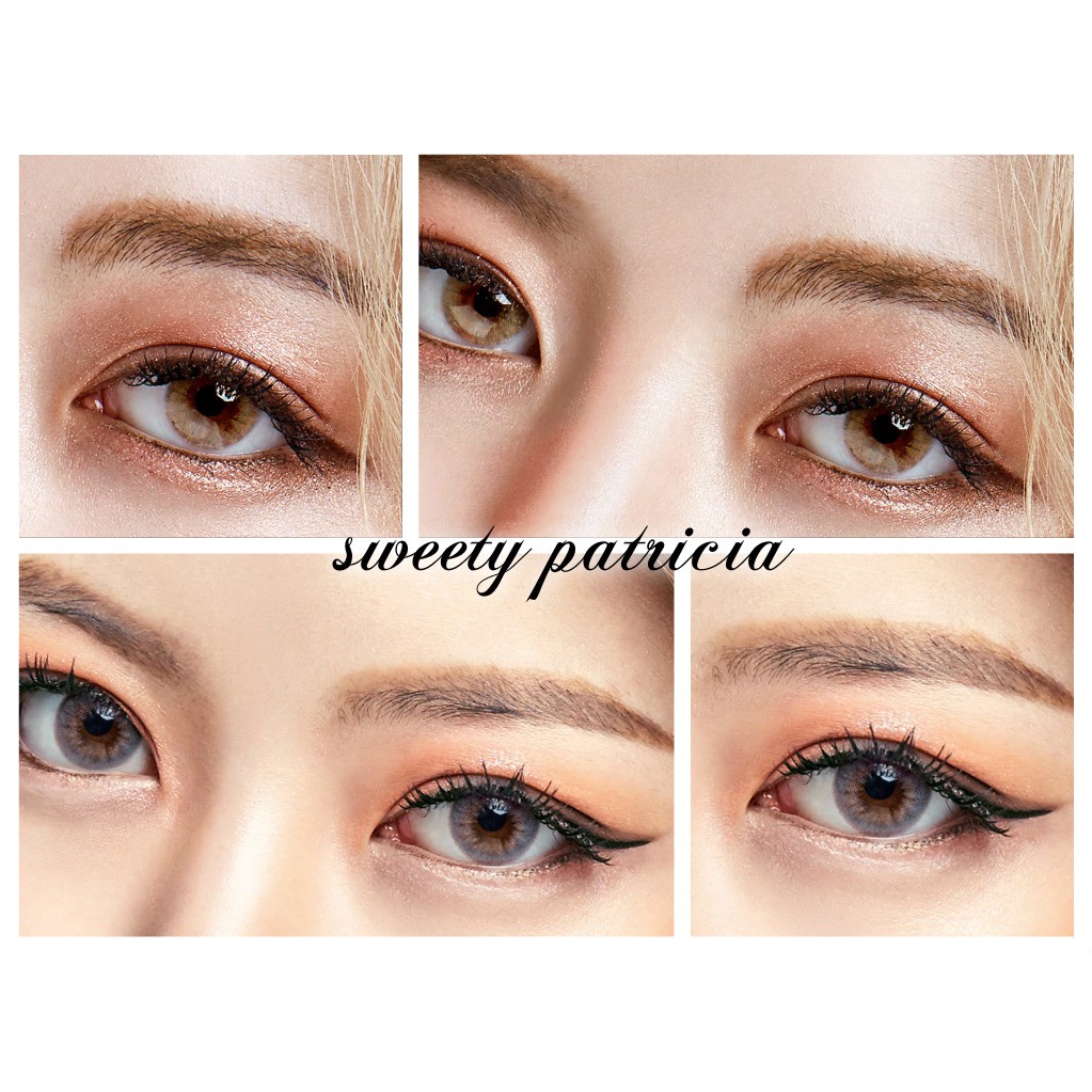 Soflens Sweety Helena Patricia Jenet Nutwara Gray Grey Brown Cherry Yellow Green Soflens Minus Murah