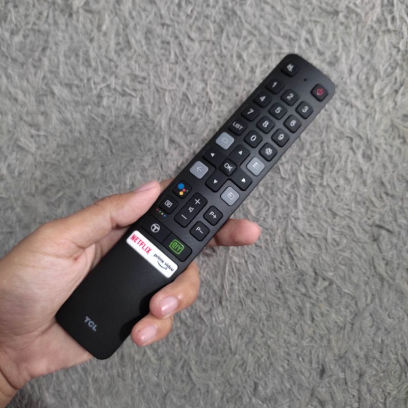 Remot TV TCL Smart TV Android TV 100% Original Support Google Assistant Terbaru - Remot TV TCL Smart