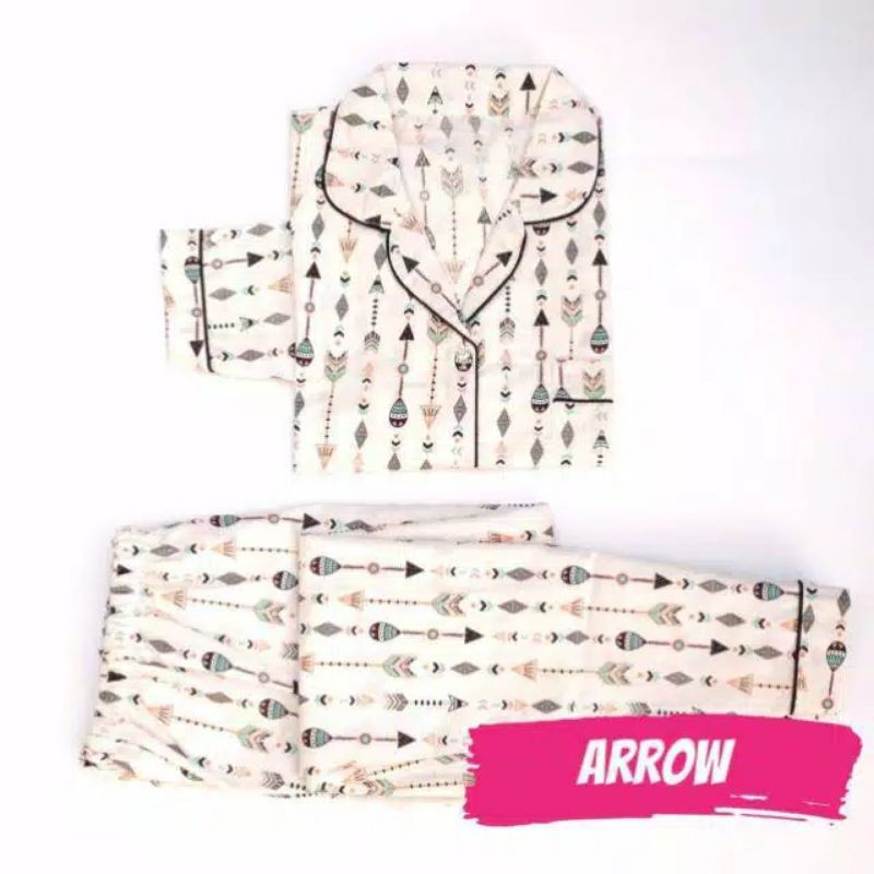 Piyama Katun Wanita Baju Lengan Panjang Celana Panjang Piyama Katun Wanita Baju Lengan Panjang Celana Panjang
