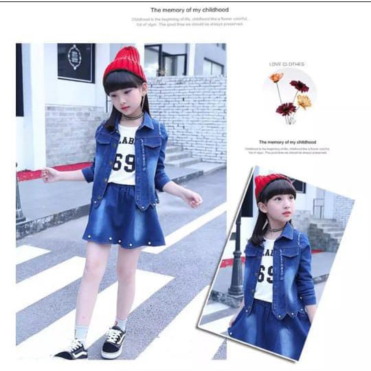 INV - ST KIDS LOLIPOP / JEANS ASLI / JAKET ROK / TERBARU / TERPOPULER