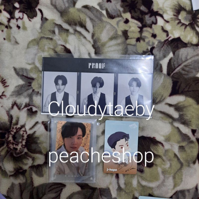 OFFICIAL BTS PHOTOCARD YOONGI SUGA PRE ORDER BENEFIT ALBUM PROOF TRYPTICH JIMIN STANDARD COMPACT JUN