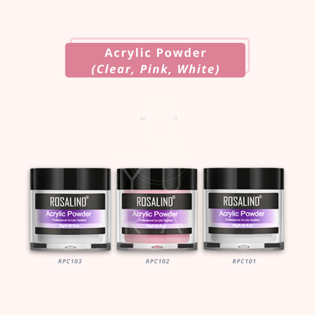 Rosalind Acrylic Powder Bubuk Akrilik Nail Art