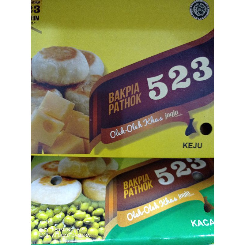 

Bakpia Pathok 523 Kacang Hijau Basah