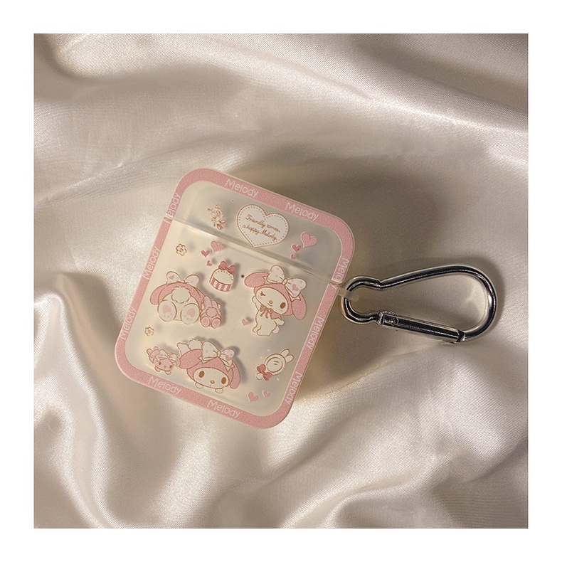 Soft case Earphone wireless Bahan Plastik Motif Print Tulisan Untuk Airpods 1 / 2 / Pro