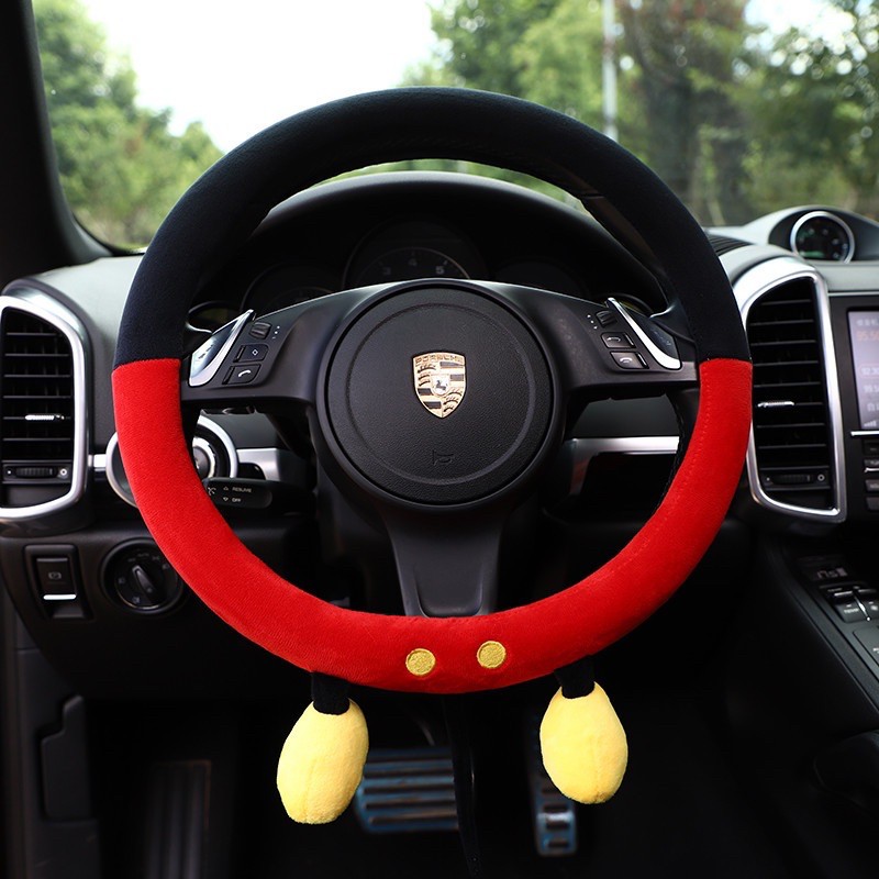 stir mobil setir mobil mickey minnie sarung setir mobil mick minnie mouse cute ada kaki