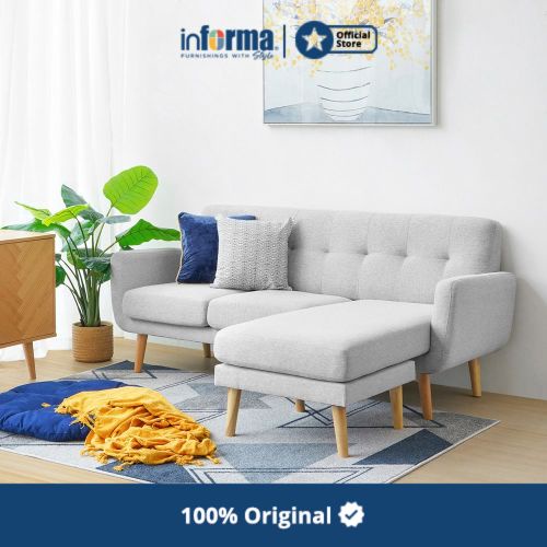 Informa - Sofa - Logan Sofa Sectional Fabric - Krem