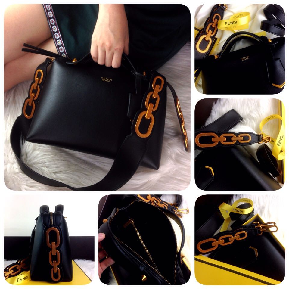 FENDI By The Way Boston Gold Tail Spring Summer 2018