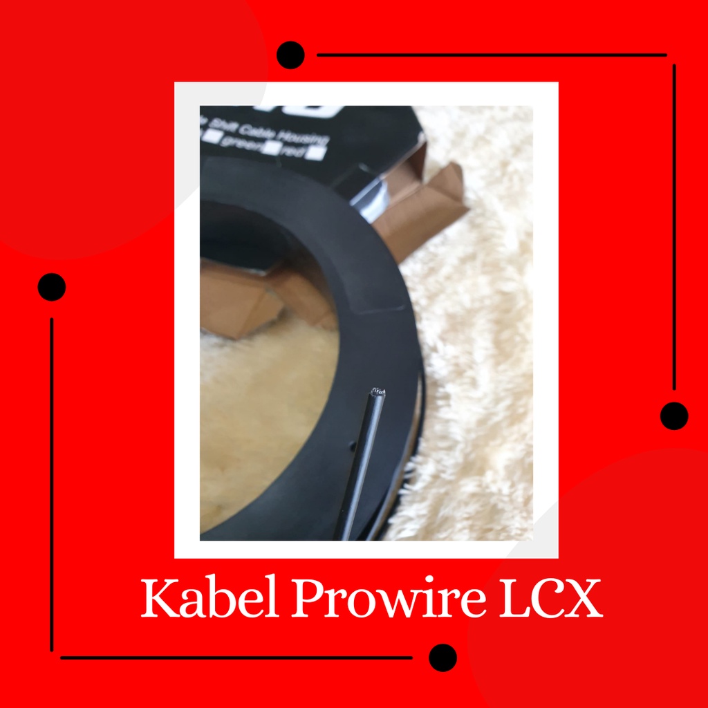 Kabel Prowire LCX Cable Housing Jagwire Kabel Outer Luar Shifter Hitam per 1 meter