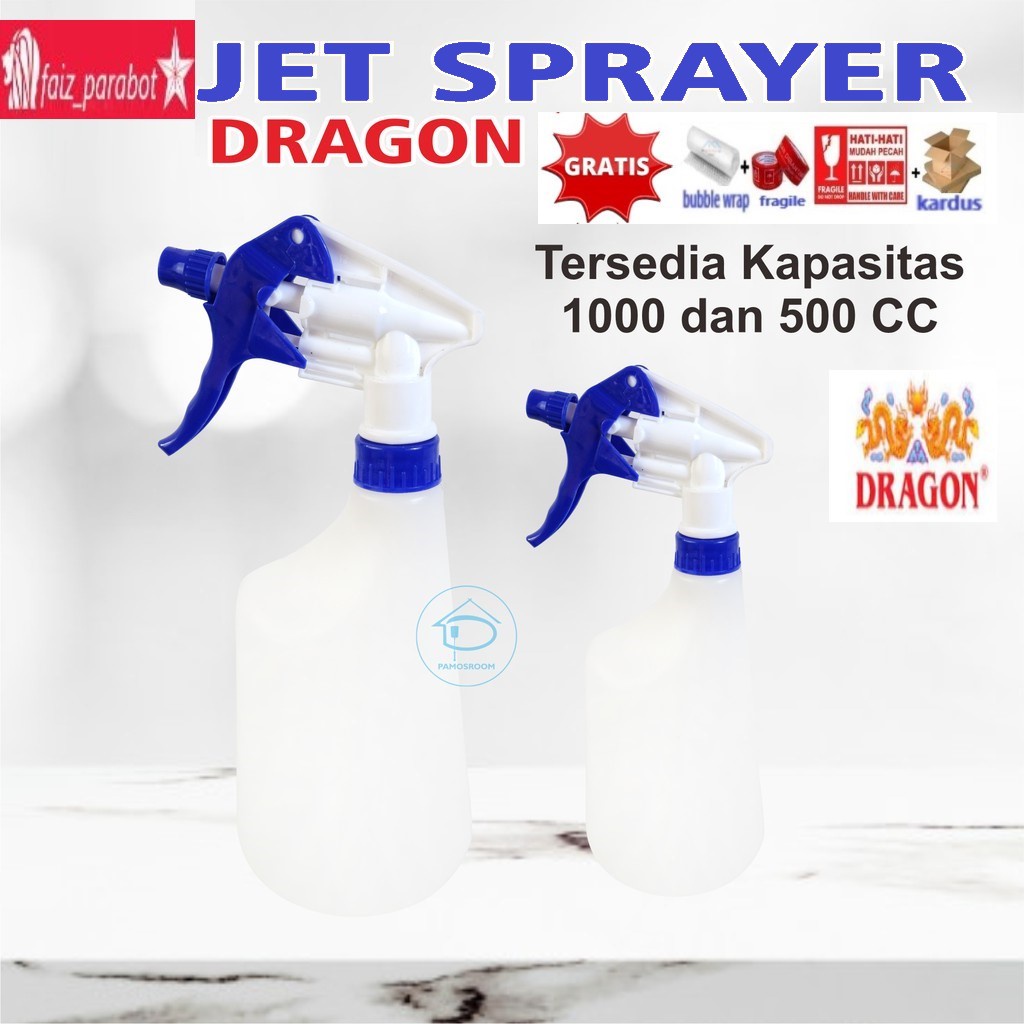 Jet Sprayer Jet Spray Alat Semprotan 1000 cc Botol Spray Plastik Tebal Good Quality