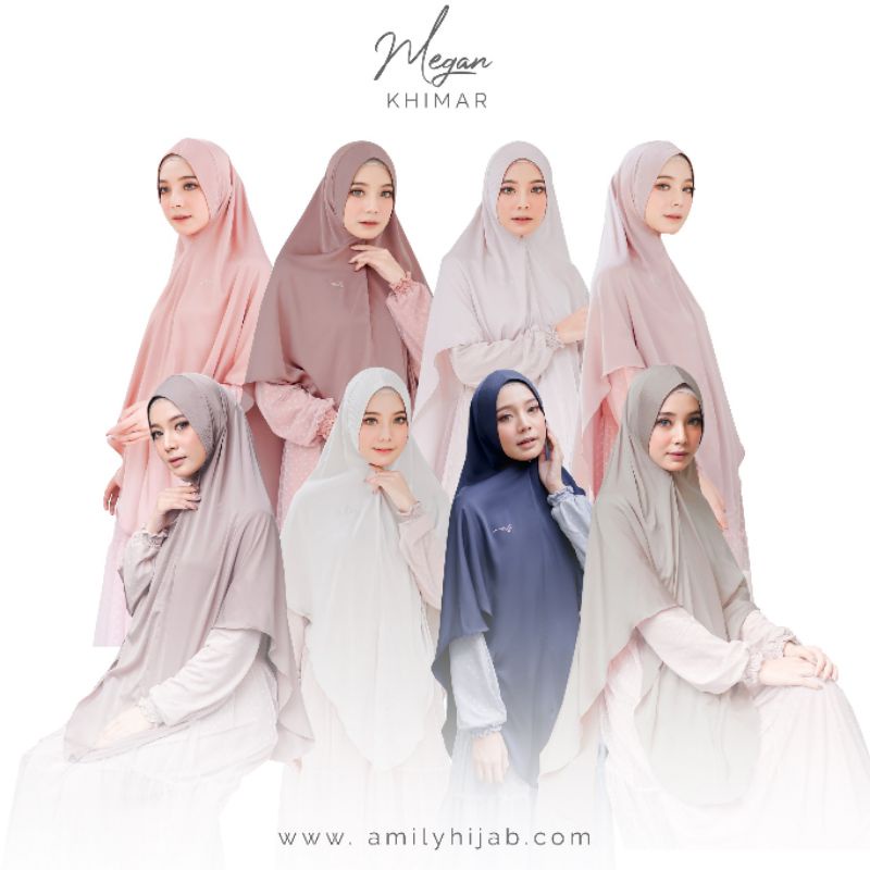 Megan Khimar by Amily hijab Signature