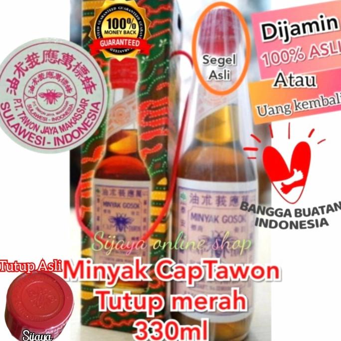Minyak Tawon Makassar Tutup Merah 330ml
