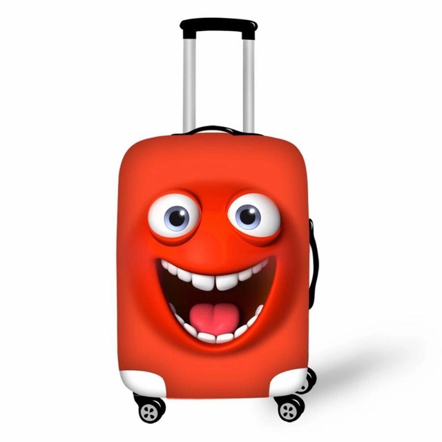 SMILE LUGGAGE COVER SARUNG KOPER