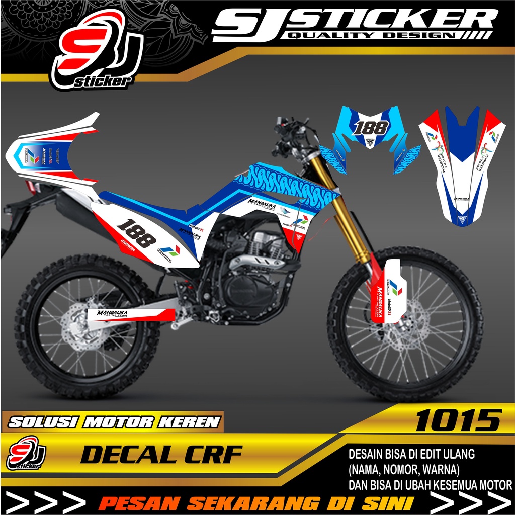 DECAL CRF VARIASI MANDALIKA FULL BODY