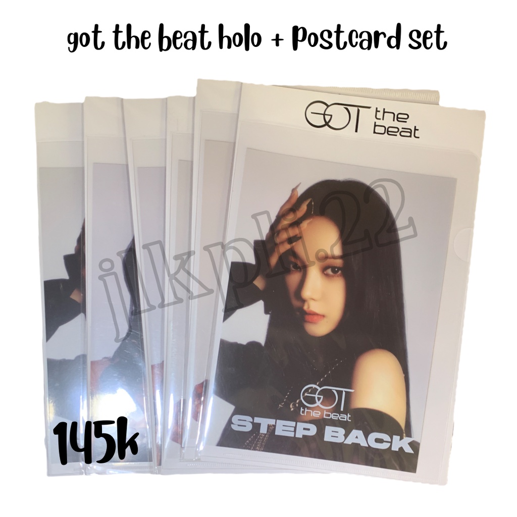 GOT THE BEAT Step Back MERCHANDISE Holo Photocard + Postcard Set Aespa Karina Winter Red Velvet Wend