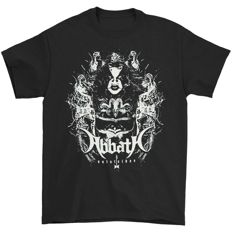 Kaos Abbath Ghost Skeletons Tshirt Bahan Katun Casual Unisex T-SHIRT Casual bahan Katun 100%