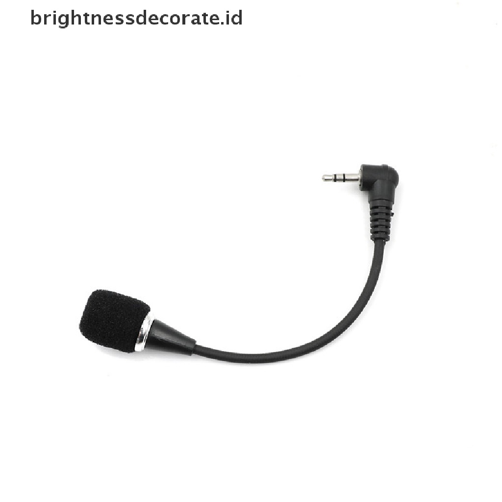 (Birth) Mic Speaker Flexible Dengan Jack 3.5mm Untuk Pc / Laptop / Notebook (Id)