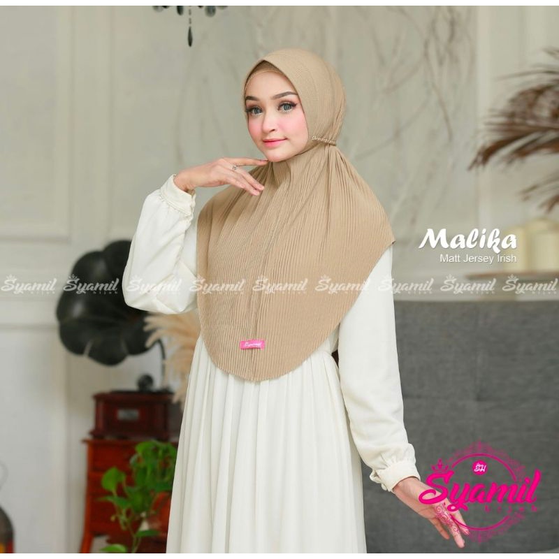 HIJAB INSTAN BERGO PLISKET PREMIUM + PET TERBARU TALI KEPANG, jilbab model terbaru | SYAMIL HIJAB | 
