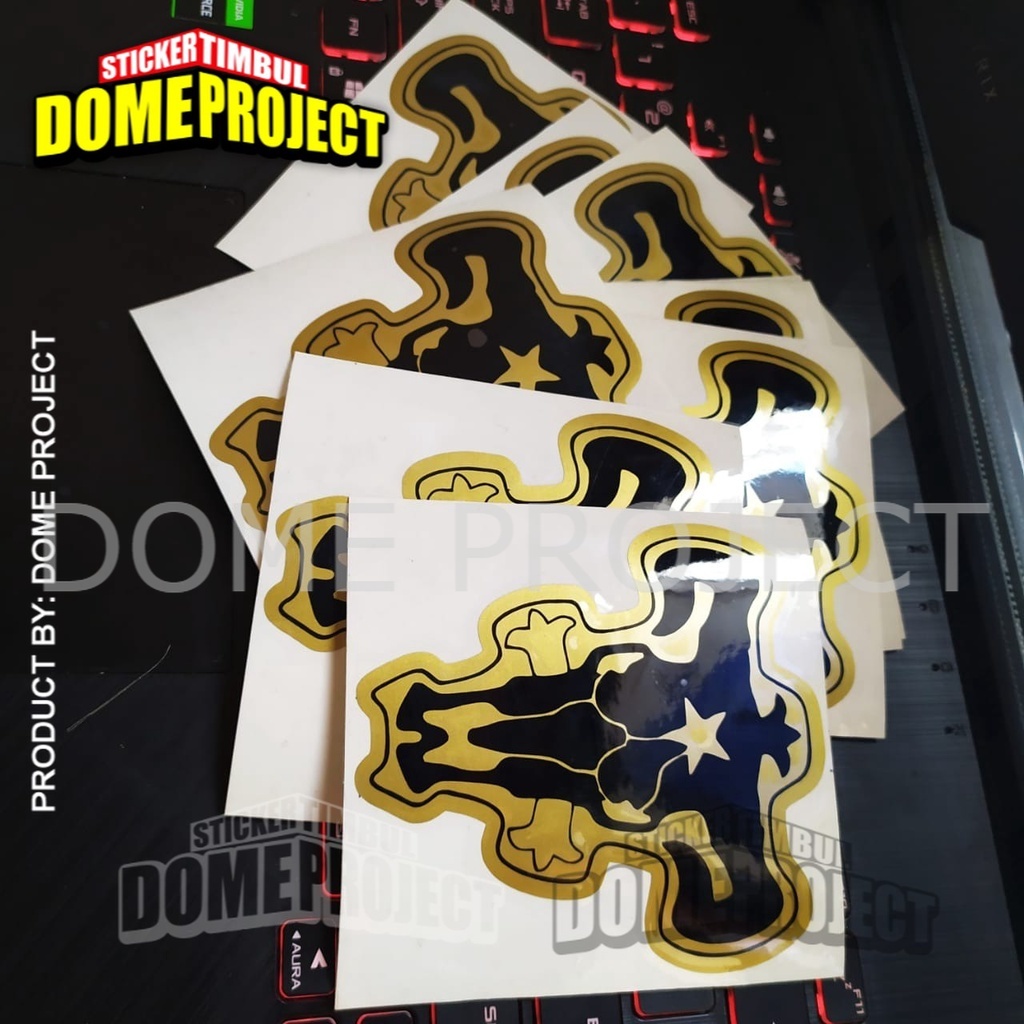 BLACK BULLS STIKER MOTOR BLACK CLOVER ANIME STICKER CUTTING OUTDOOR