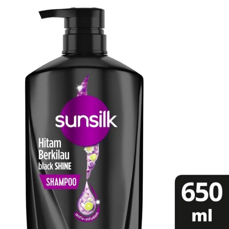 Shampoo Sunsilk Black Shine 650ml