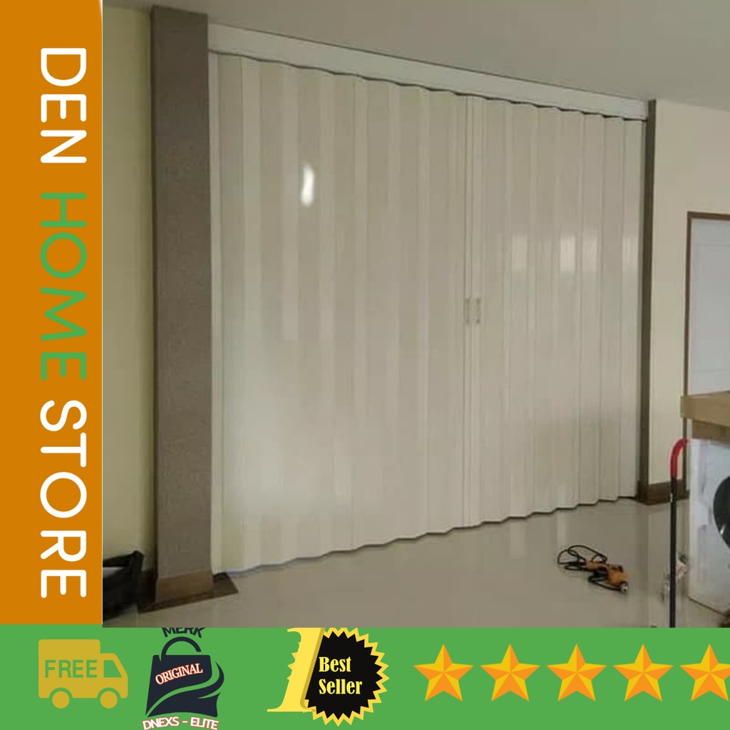 Link Pesanan Konsumen /Pintu geser pvc folding door partisi ruangan murah