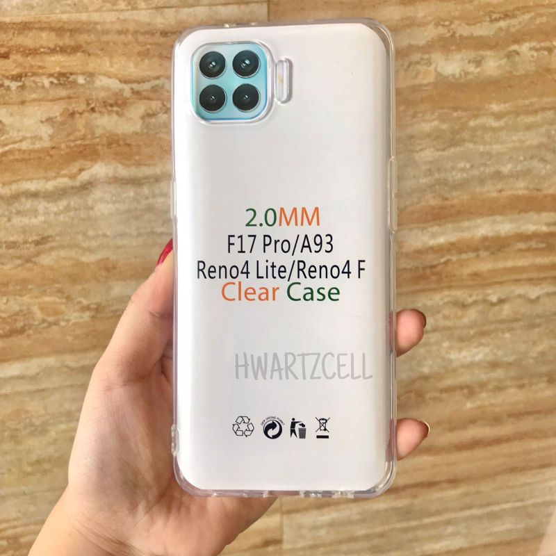 C/C- CASING OPPO RENO6 4G/5G/ RENO 5/RENO5 F/5F/RENO4 F/4F/RENO 4/Reno 4Pro Reno 8 5G Reno 8 Pro Softcase TPU Bening Tebal 2.0 HD CLEAR 6 PRO Transparan