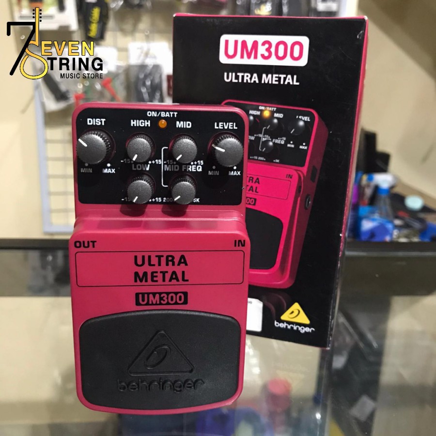 Pedal Efek Gitar Stompbox Behringer UM300 Ultra Metal Distorsi Um 300