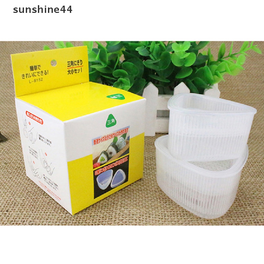 Sunshine 2 PCS / 1 Set Cetakan Nasi Onigiri / Sushi / Bento DIY