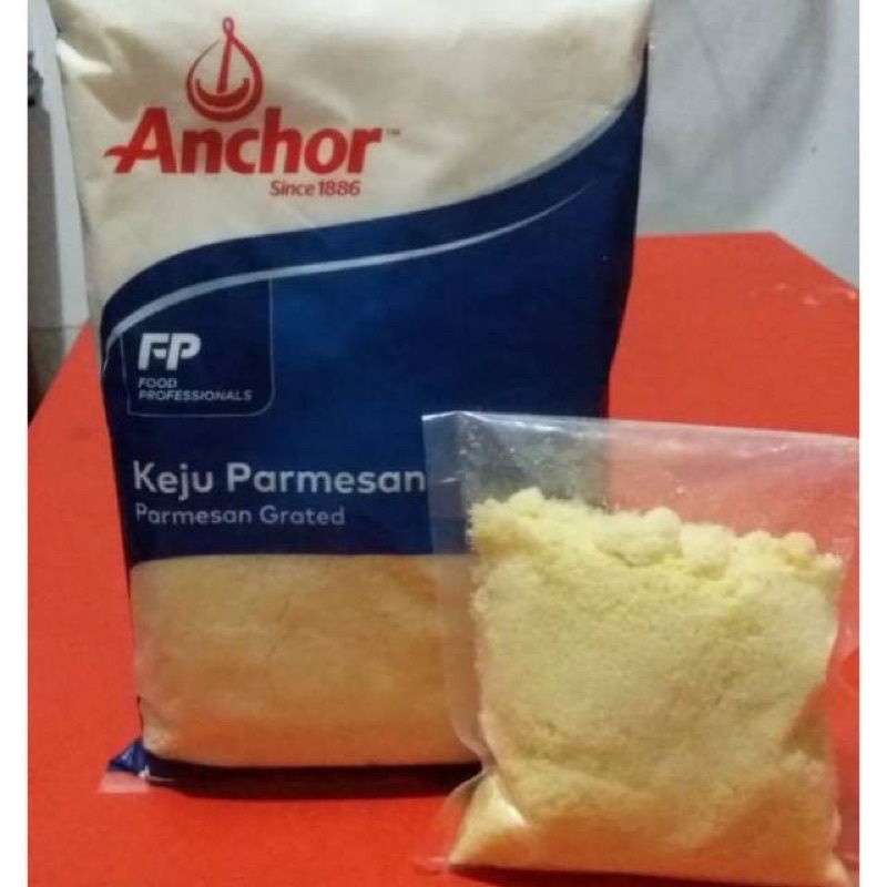 

Anchor Parmesan cheese grated 1 kg pack / keju parmesan parut